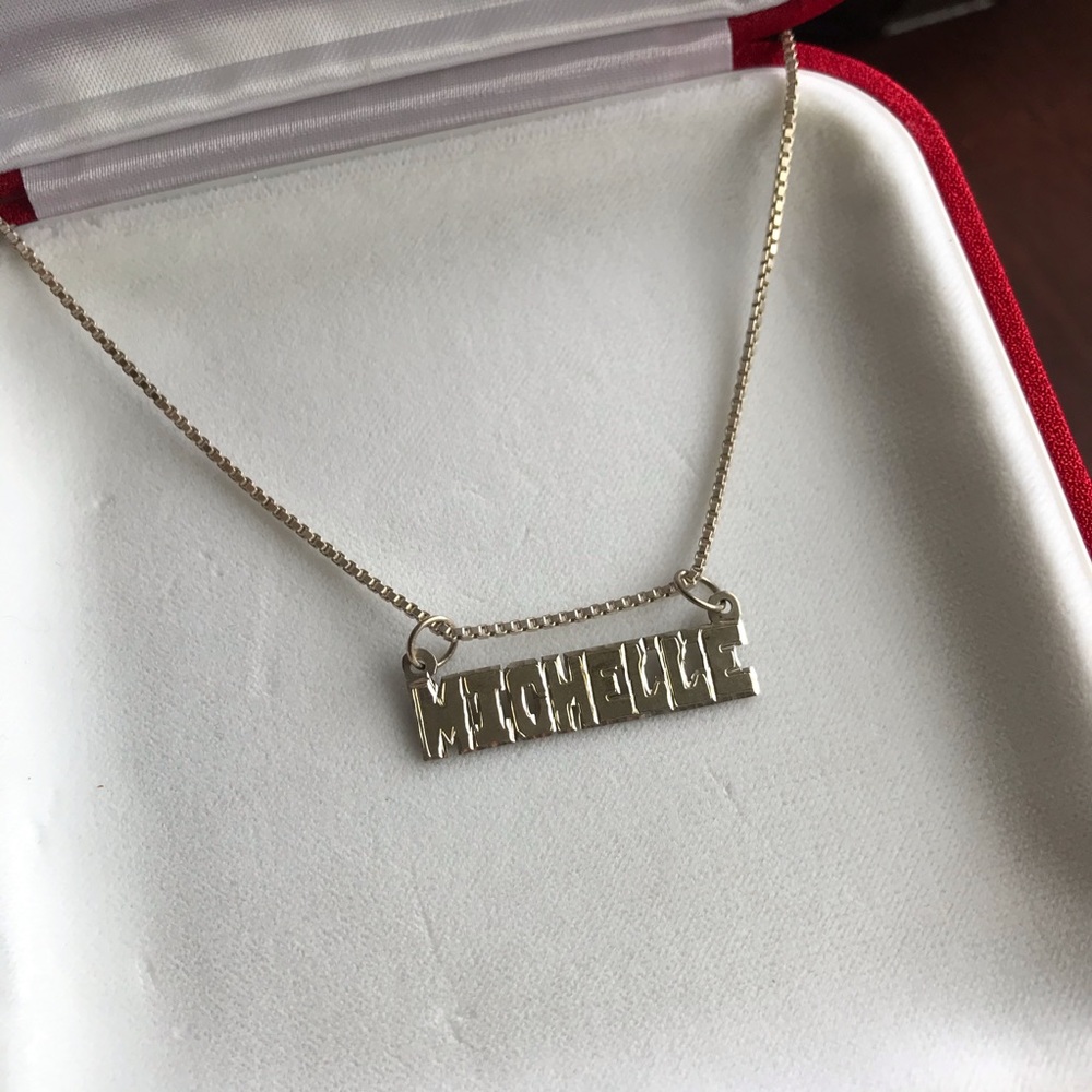 90s sterling silver necklace